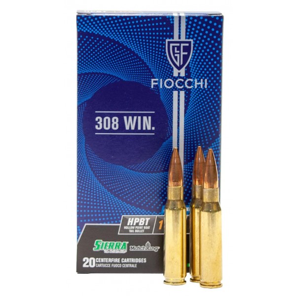 Патрон охотничий нарезной Fiocchi кал..308 Win EXACTA HPBT 175gm - 3596654