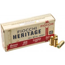 Патрон спортивный Fiocchi кал. 9x18мм Makarov FMJ 95gr