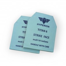 Комплект легких титано-керамических бронеплит Hyperion Safari Defense 4 класс, 250х300 мм, вес 2,2 кг, выдерживают попадание очередями.