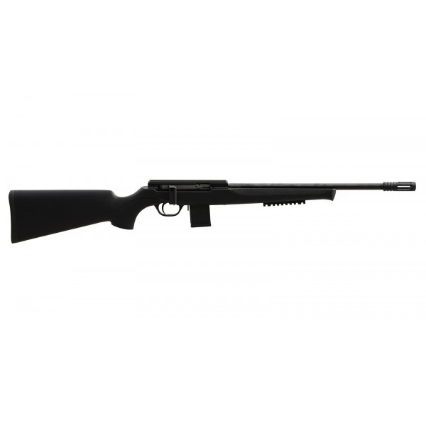 Карабін мисливський нарізний ISSC SPA22 TACTICAL W.RAILS 1/2-20 UNF кал. 22LR чорний - 3597088