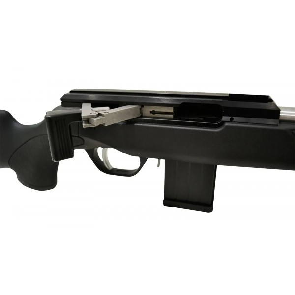 Карабін мисливський нарізний ISSC SPA22 TACTICAL W.RAILS 1/2-20 UNF кал. 22LR чорний - 3597088