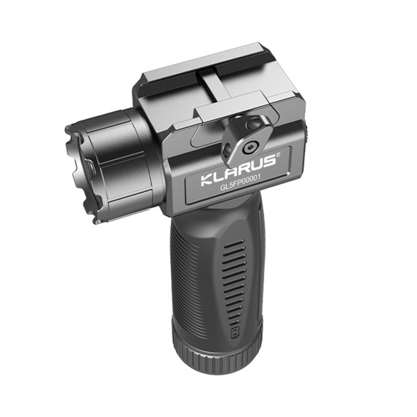 Ліхтарик тактичний вертикальний з передньою рукояткою Klarus GL5 Black - 3597241