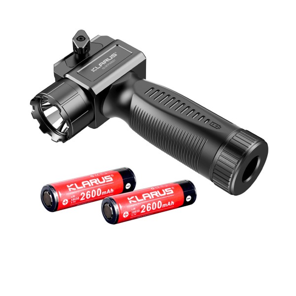 Ліхтарик тактичний вертикальний з передньою рукояткою Klarus GL5 Black - 3597241