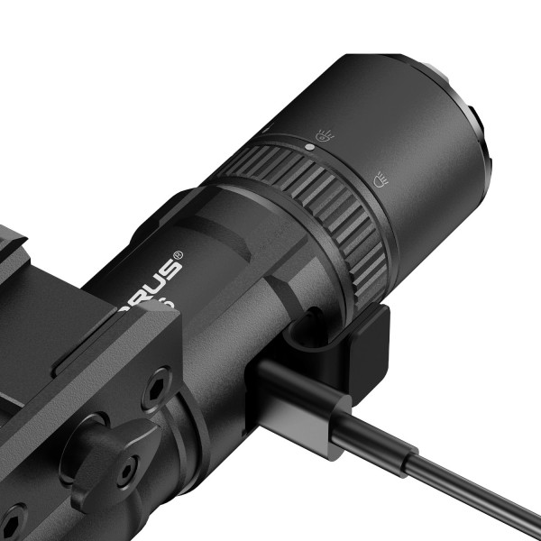 Ліхтар для зброї на рейці із зеленим лазером Klarus GL6 Black - 3597243