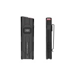 Ліхтарик ультратонкий тактичний розміром з долоню FlatTac X2 Klarus Black
