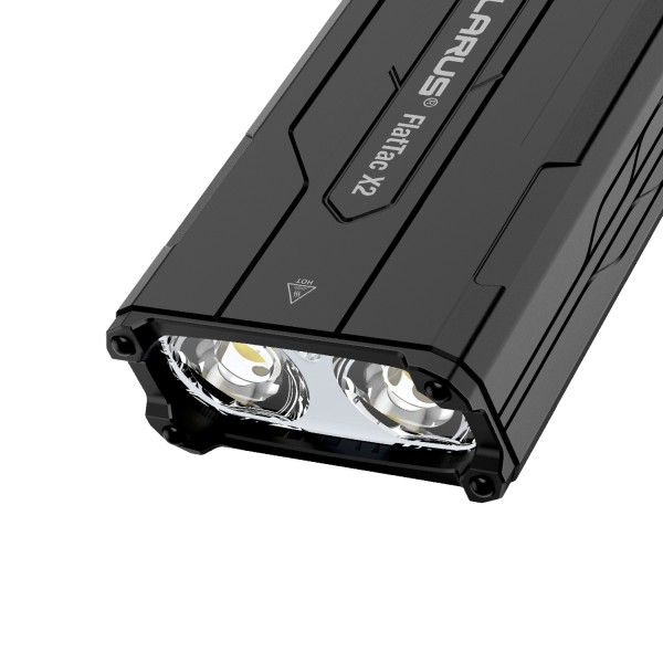 Ліхтарик ультратонкий тактичний розміром з долоню FlatTac X2 Klarus Black - 3597251