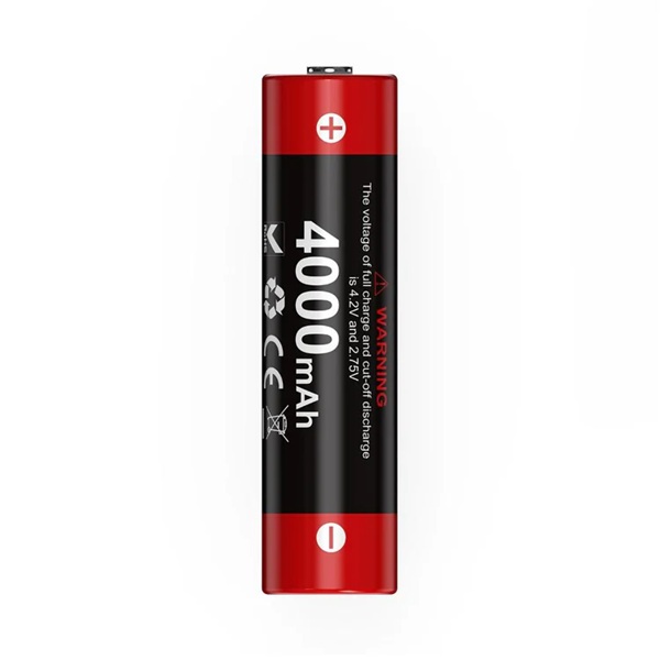 Акумулятор 18GT-40 (4000 mAh) Klarus Black - 3597260