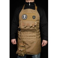 Фартук-гриль тактический Cordura 500D на системе Molli (710х780 мм) East Gear Койот