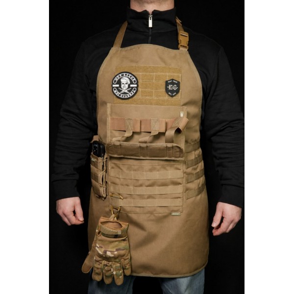 Фартух-гриль тактичний Cordura 500D на системі Molli (710х780 мм) East Gear Койот - 3597330