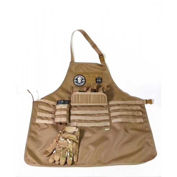 Фартух-гриль тактичний Cordura 500D на системі Molli (710х780 мм) East Gear Койот - 3597330