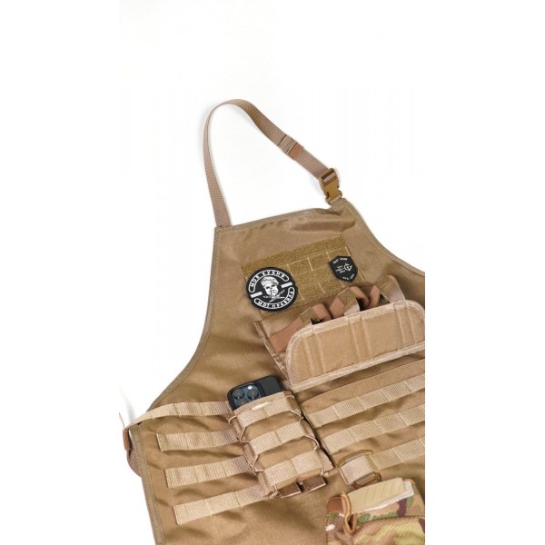 Фартух-гриль тактичний Cordura 500D на системі Molli (710х780 мм) East Gear Койот - 3597330