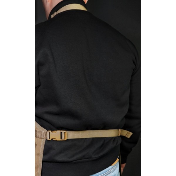 Фартух-гриль тактичний Cordura 500D на системі Molli (710х780 мм) East Gear Койот - 3597330