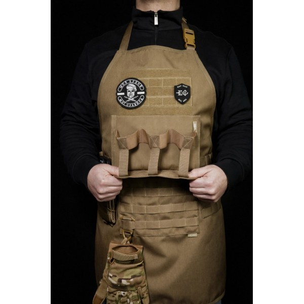 Фартух-гриль тактичний Cordura 500D на системі Molli (710х780 мм) East Gear Койот - 3597330