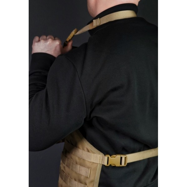 Фартух-гриль тактичний Cordura 500D на системі Molli (710х780 мм) East Gear Койот - 3597330