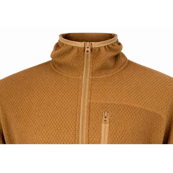 Кофта тактическая флисовая с капюшоном Fred Fleece Coyote Pancer - 3594396