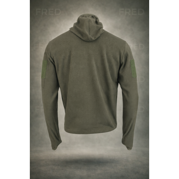 Кофта тактическая флисовая с капюшоном Fred Olive Pancer - 3593422 Кофта тактическая флисовая с капюшоном Fred Olive Pancer - 3593422