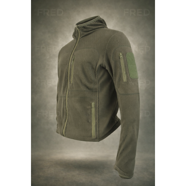 Кофта тактическая флисовая с капюшоном Fred Olive Pancer - 3593422 Кофта тактическая флисовая с капюшоном Fred Olive Pancer - 3593422