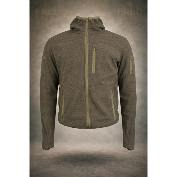 Кофта тактическая флисовая с капюшоном Fred Olive Pancer - 3593422 Кофта тактическая флисовая с капюшоном Fred Olive Pancer - 3593422