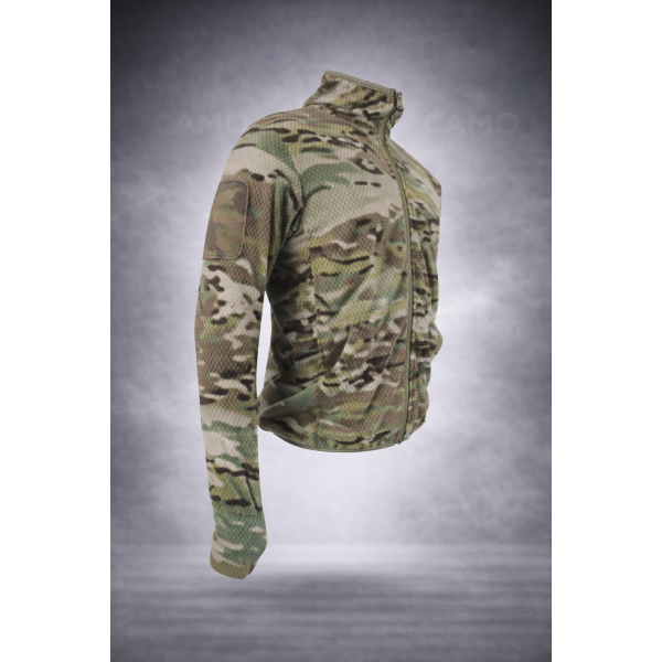 Кофта тактическая флисовая с капюшоном Grid Fleece Multicam Pancer - 3593323