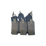 Тройной эластичный подсумок для плитоноски uaBronik Олива