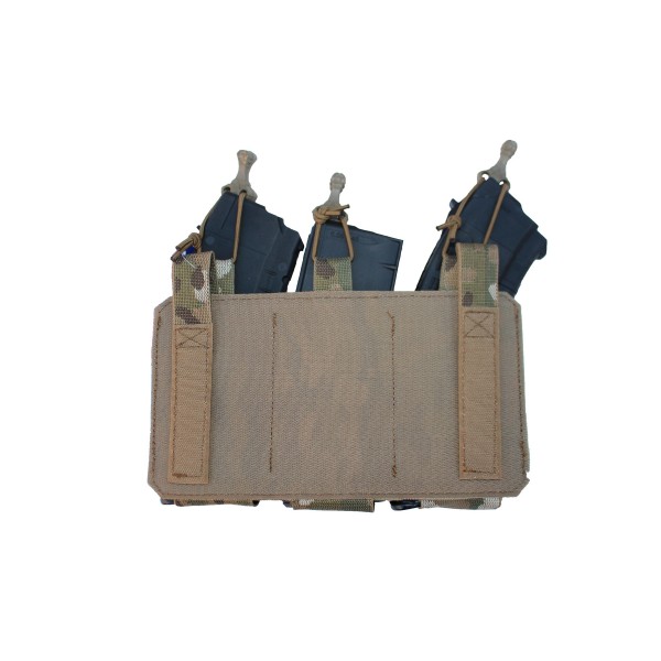 Тройной эластичный подсумок к плитоноске uaBronik Мультикам - 3577437