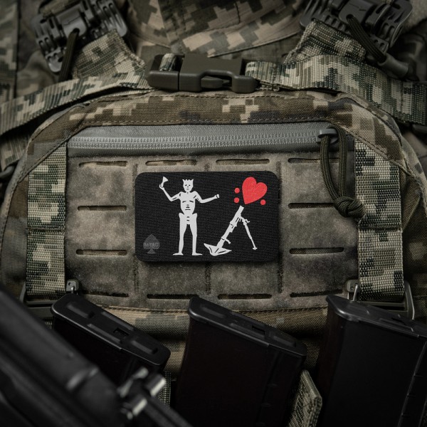 M-Tac нашивка прапор Чорна Борода 82-мм міномет Black - 3577997