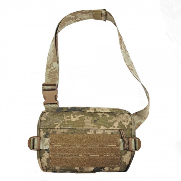 Сумка напашник GAR-WS1 быстросбросная Warrior Spirit Пиксель - 3577991