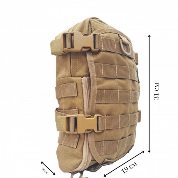 Рюкзак тактический суточный с клапаном для шлема WS-R Warrior Spirit Койот - 3577962 Рюкзак тактический суточный с клапаном для шлема WS-R Warrior Spirit Койот - 3577962