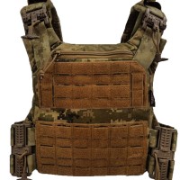 Плитоноска тактическая WS-EXP 3.0 (под плиту 25*30) Warrior Spirit Пиксель 4 класс защиты