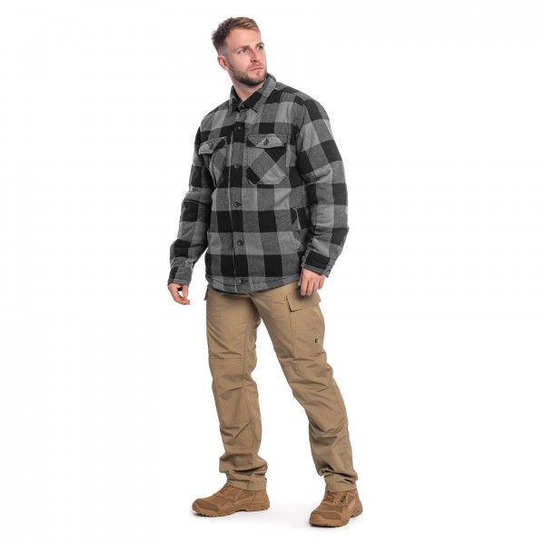 Куртка Brandit Lumber Jacket - Black/Charcoal - 3577953 Куртка Brandit Lumber Jacket - Black/Charcoal - 3577953