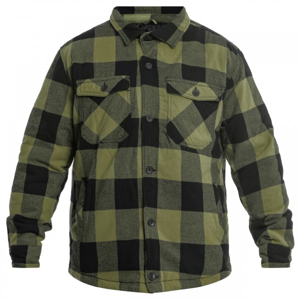 Куртка Brandit Lumber Jacket - Black/Olive - 3577952