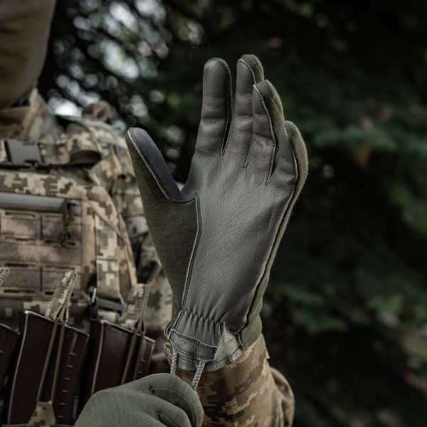 M-Tac рукавички Nomex Sport Leather Olive - 90317001 M-Tac рукавички Nomex Sport Leather Olive - 90317001