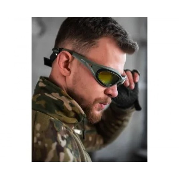 Очки тактические Daisy C5 USA Military (с поляризацией) Олива - 3577865 Очки тактические Daisy C5 USA Military (с поляризацией) Олива - 3577865