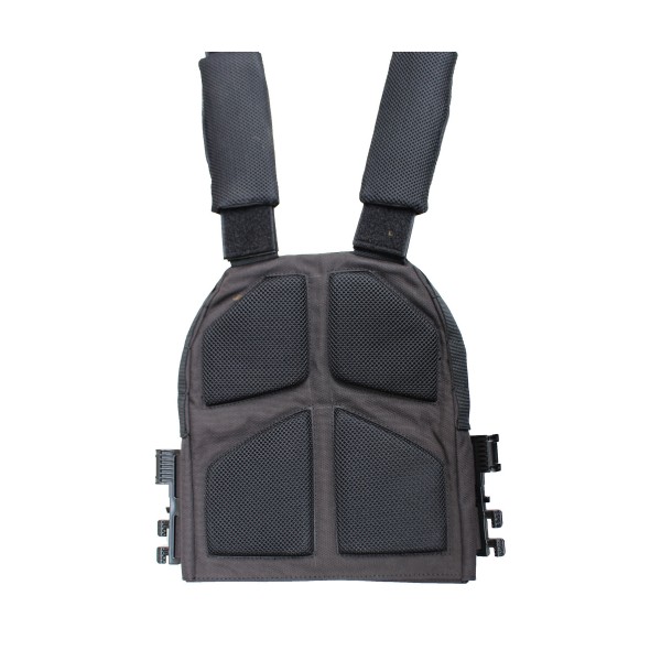 Плитоноска Plate Carrier Закрытого типа GEN 2.0 с камербандами (150х300) панель Molle uaBronik Черная 4 класс защиты - 3581163