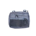 Тактическая сумка через плечо полукольцо МК Черная