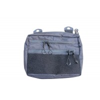 Тактическая сумка через плечо полукольцо МК Черная