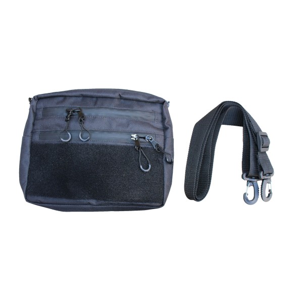 Тактическая сумка через плечо полукольцо МК Черная - 3577851 Тактическая сумка через плечо полукольцо МК Черная - 3577851