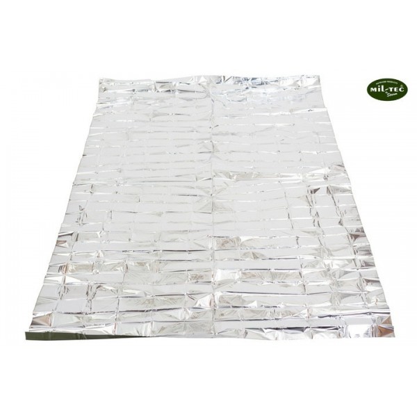 Термоодеяло спасательное большое олива 215х130 см Mil-Tec Германия - 3577841 Термоодеяло спасательное большое олива 215х130 см Mil-Tec Германия - 3577841