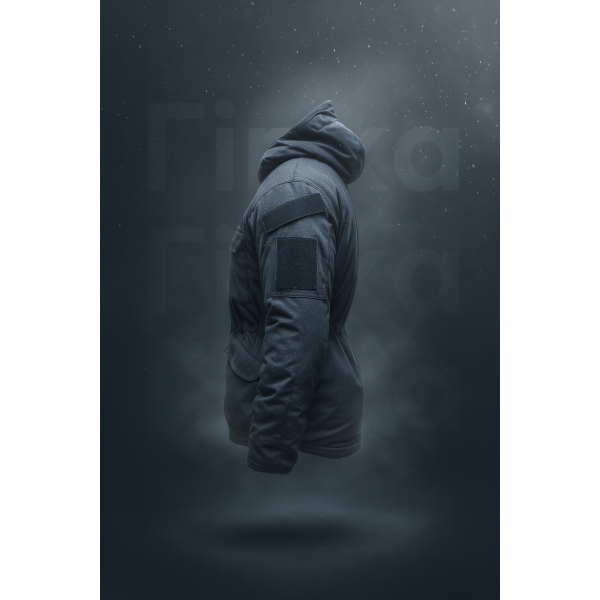 Куртка тактическая зимняя Горка Черная Pancer - 3577833