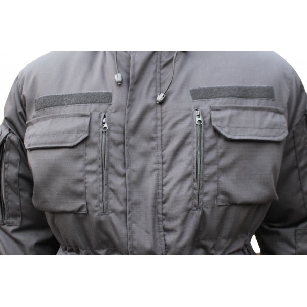 Куртка тактическая зимняя Горка Черная Pancer - 3577833