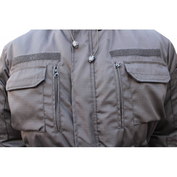 Куртка тактическая зимняя Горка Черная Pancer - 3577833