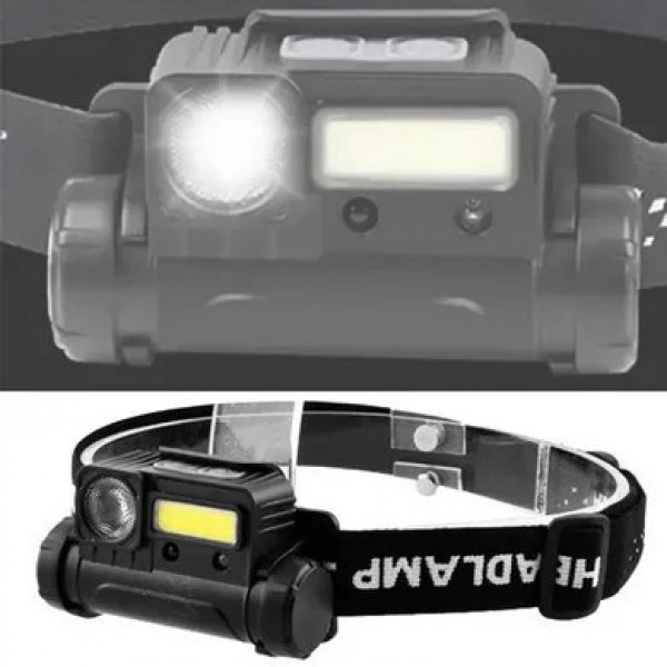 Налобний ліхтар BL 123 COB + USB CHARGE ART 8137 (240) - 3577827 Налобний ліхтар BL 123 COB + USB CHARGE ART 8137 (240) - 3577827