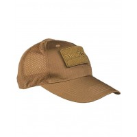 Бейсболка тактична з сіткою койот Мілтек Німеччина