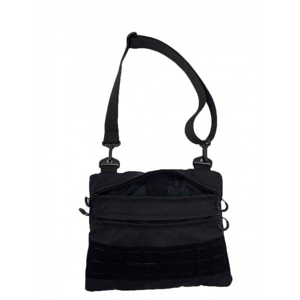 Тактическая сумка через плечо Street Bag Черная uaBronik - 3577779 Тактическая сумка через плечо Street Bag Черная uaBronik - 3577779