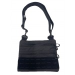 Тактическая сумка через плечо Street Bag Черная uaBronik