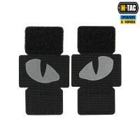 M-Tac нашивка Tiger Eyes Laser Cut (пара) Reflective Black
