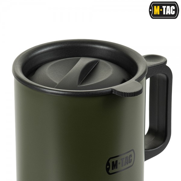 M-Tac термокружка 450 мл з кришкою олива - 3481371 M-Tac термокружка 450 мл з кришкою олива - 3481371