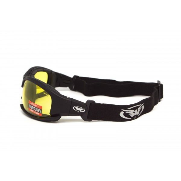 Окуляри захисні з ущільнювачем Global Vision Assault (yellow) Anti-Fog, жовті - 3586626 Окуляри захисні з ущільнювачем Global Vision Assault (yellow) Anti-Fog, жовті - 3586626