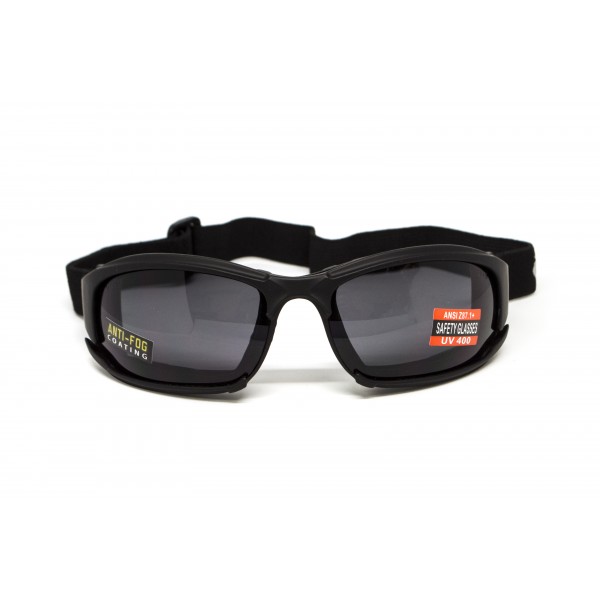 Окуляри захисні з ущільнювачем Global Vision Assault (gray) Anti-Fog, сірі - 3586627 Окуляри захисні з ущільнювачем Global Vision Assault (gray) Anti-Fog, сірі - 3586627