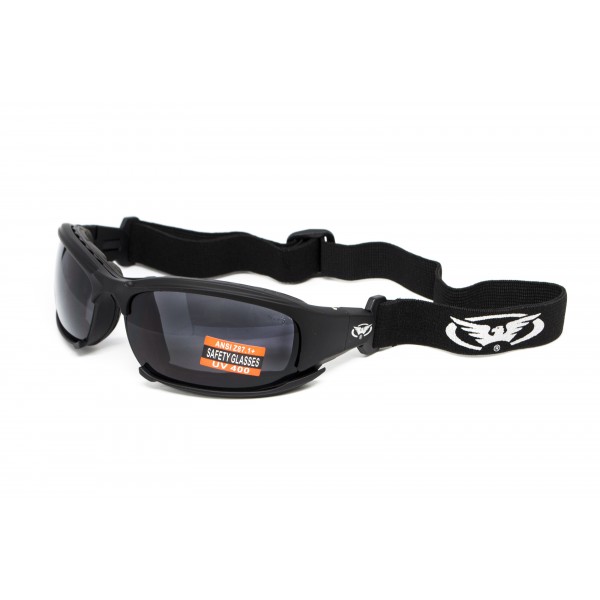 Окуляри захисні з ущільнювачем Global Vision Assault (gray) Anti-Fog, сірі - 3586627 Окуляри захисні з ущільнювачем Global Vision Assault (gray) Anti-Fog, сірі - 3586627